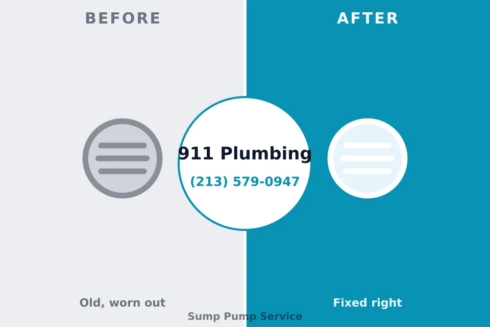 Before and after: plumbing repair Swepsonville, NC
